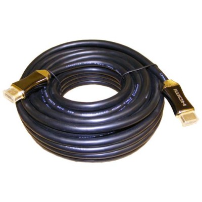 SAC 15m Black HDMI Cable v2.0 4K - Gold Plated Connector