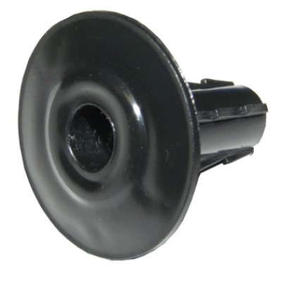 Pack of 100 Black Single Cable Entry Hole Tidy Grommet Bushing