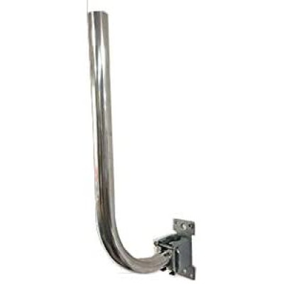2 Foot Bent Pole with Pressed Wall Bracket
