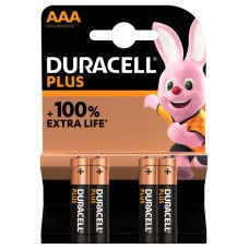 Duracell Plus Power AAA Battery - Pack of 4
