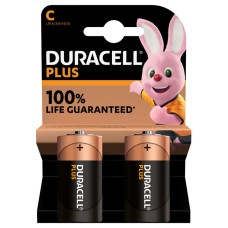 Duracell Plus Power C Battery - Pack of 2