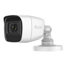 HiLook 2MP Mini Bullet CCTV Security Camera with Built in Microphone 2.8mm Lens White THC-B120-MS(2.8mm)