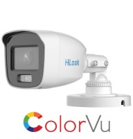 HiLook 3K ColorVu Mini Bullet CCTV Security Camera with Built in Microphone 2.8mm Lens White THC-B159-MS(2.8mm)