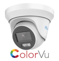 HiLook 3K 5MP 16:9 ColorVu Turret CCTV Security Camera 2.8mm Lens Microphone White THC-T259-MS(2.8mm)