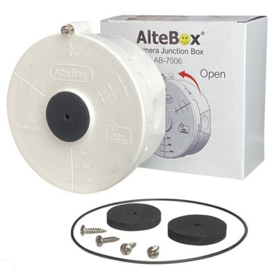 AlteBox Universal CCTV Camera Base / Junction Box