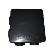 Black IP55 80mmx80mmx50mm Connection Junction Box