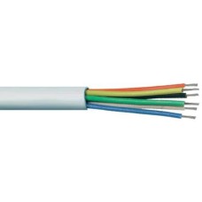 SFX 100m 6 Core TCCA Type 3 Alarm Cable White PVC