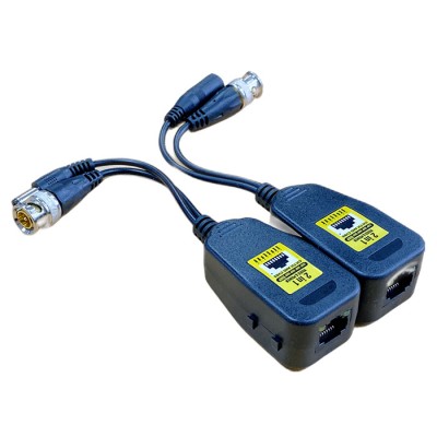 Video & Power RJ45 Balun for CAT5e or CAT6 Ethernet Network Cable for DVR / CCTV Cameras CVI TVI AHD CVBS 720p 960p 1080p 3MP 4MP 5MP 8MP