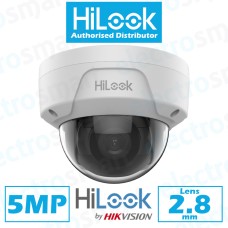 HiLook 5MP Dome Network IP PoE CCTV Security Camera 2.8mm Lens White IPC-D150H-M(2.8mm)(C)
