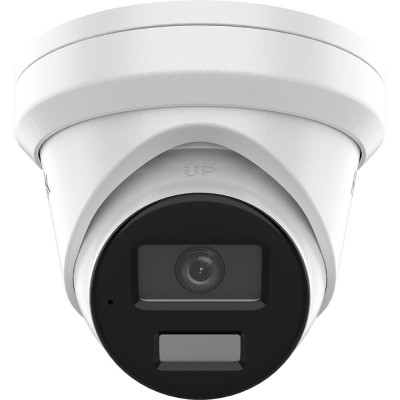 HiLook 5MP ColorVu with Microphone Turret Network IP PoE CCTV Security Camera 2.8mm Lens White IPC-T259H-MU