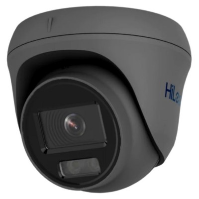 HiLook 5MP ColorVu Turret Network IP PoE CCTV Security Camera 2.8mm Lens Grey IPC-T259H