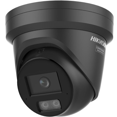 Hikvision DS-2CD2347G3-LI2UY(2.8mm) 4MP Smart Hybrid Light with ColorVu Fixed Turret Network Camera 2.8mm Lens Black