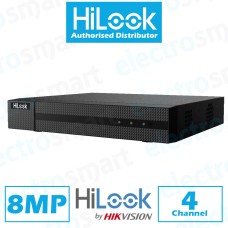 HiLook 4 Channel NVR Supports Maximum 4K 8MP & PoE NVR-104MH-C/4P(C)