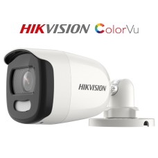 Hikvision DS-2CE10HFT-F(6mm) 5MP Bullet Turbo HD ColorVu Camera 6mm Lens White