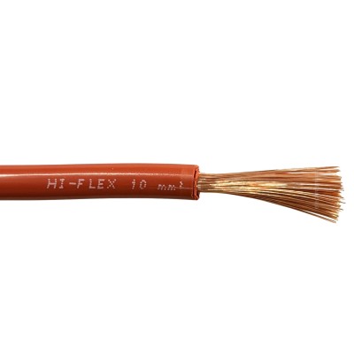 6m x 10mm2 Red Hi-Flex Battery Cable Car Starter Power Live Earth 70 Amp Wire