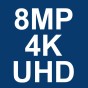 8MP (4K UHD)