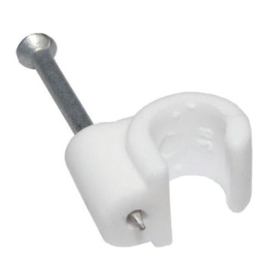 Antiference INSSCC/WHT – Cable Clip 7mm White (100/BAG) for RG6 Coaxial Cable