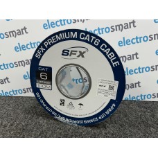 SFX 100m Cat6 Copper Ethernet Network Cable UTP PVC Grey