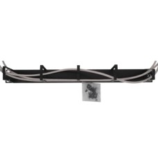 Blake 19" 1U Cable Management Bar With 5 Metal Rings Height 65mm