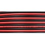 electrosmart Red/Black 2x 1mm 2x 89 Strand Speaker Cable Wire for Home HiFi/Car Audio etc