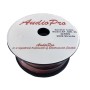 50m Reel of AudioPro 22 AWG Red Black Speaker Cable 2 x 29 Strands HiFi Surround AP-58R-50