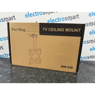 Part King Fold Up Down Away TV Ceiling Mount Bracket 27" 32" 33" 37" 39" 40" 41" 42" 43" LED TV VESA 75x75 100x100 Folding Sloping Ceiling Flip Bracket