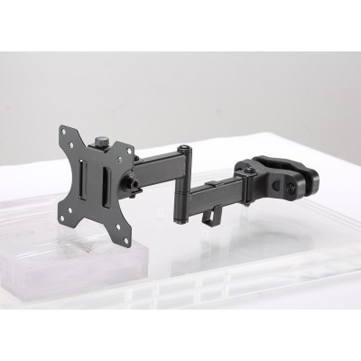 Part King Pole Mount TV Monitor Arm Bracket 17-32" for Disco Karaoke Swivel Tilt 28 - 60mm