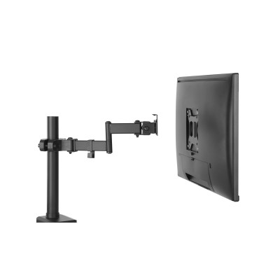 Part King Pole Mount TV Monitor Arm Bracket 17-32" for Disco Karaoke Swivel Tilt 28 - 60mm