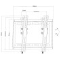 Part King Tilt TV Wall Mount Bracket 24" 27" 32" 40" 42" 43" LED TV VESA 200x100 200x200