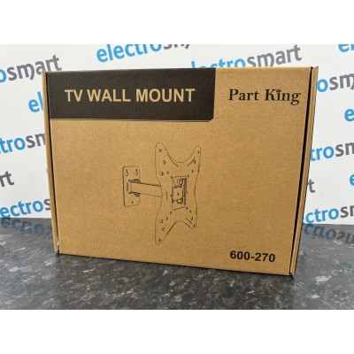 Part King Universal Tilt & Swivel Arm TV Wall Mount Bracket 23" 24" 27" 32" 42" 43" LED LCD Moving Left Right