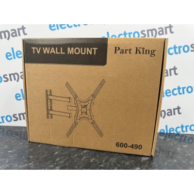 Part King Full Motion Double Arm TV Wall Mount Bracket 32" 42" 43" 49" 50" 55" LED LCD 200x200 300x300 400x200 400x400 VESA