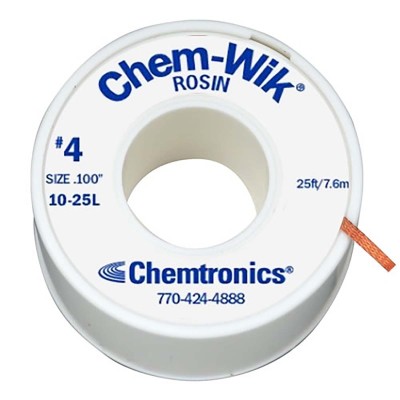 Chem-Wik 2.8mm x 7.5m Solder Remover Wick Mop Desoldering Braid